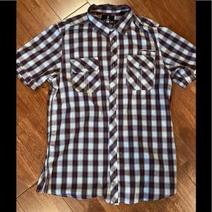 i jeans by Buffalo plaid button down Men’s 2XL COTTON soft shirt, new condition